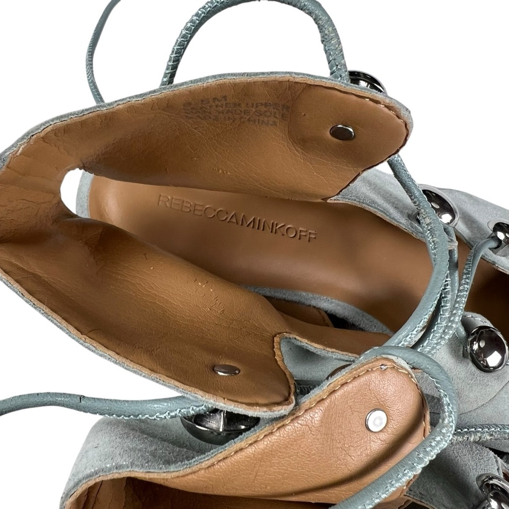Rebecca Minkoff Kyla Ghillie Suede Lace Up Sandals - Picture 9 of 14